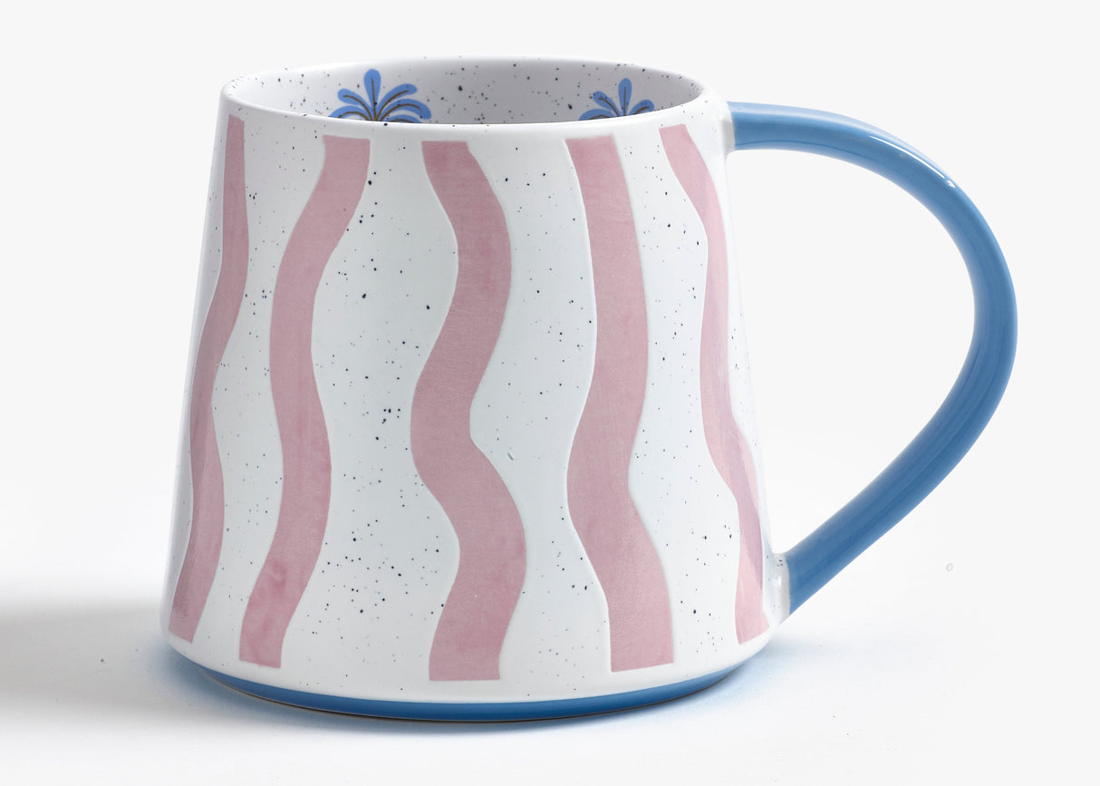 Eleanor Bowmer Pink Wave Mug
