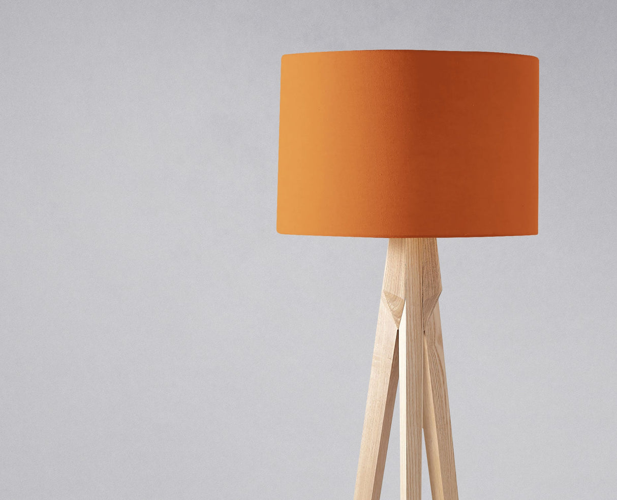 Shadowbright Plain Burnt Orange Lampshade, Ceiling or Table