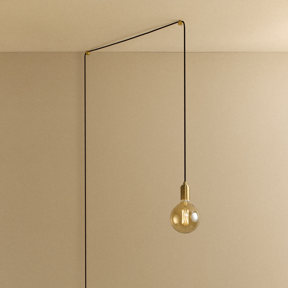 Tala Gaia Plug-In Pendant in Brass
