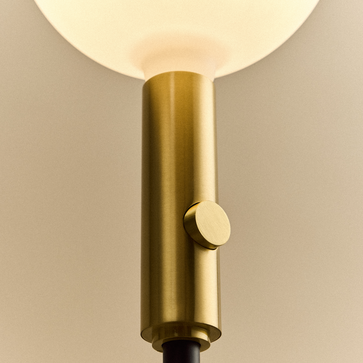 Tala Poise Adjustable Floor Lamp in Brass with Sphere V