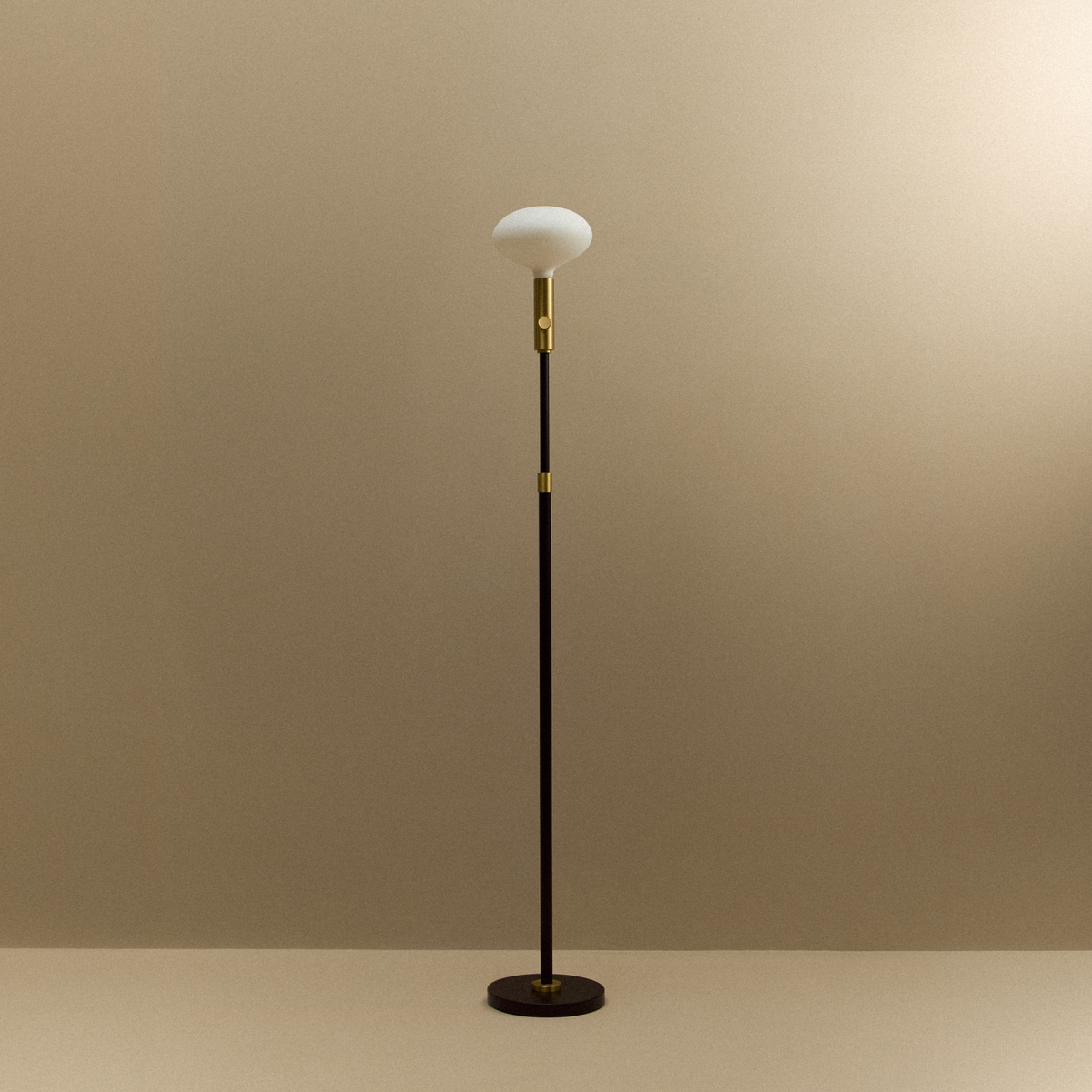Tala Poise Floor Lamp Brass + Oval II