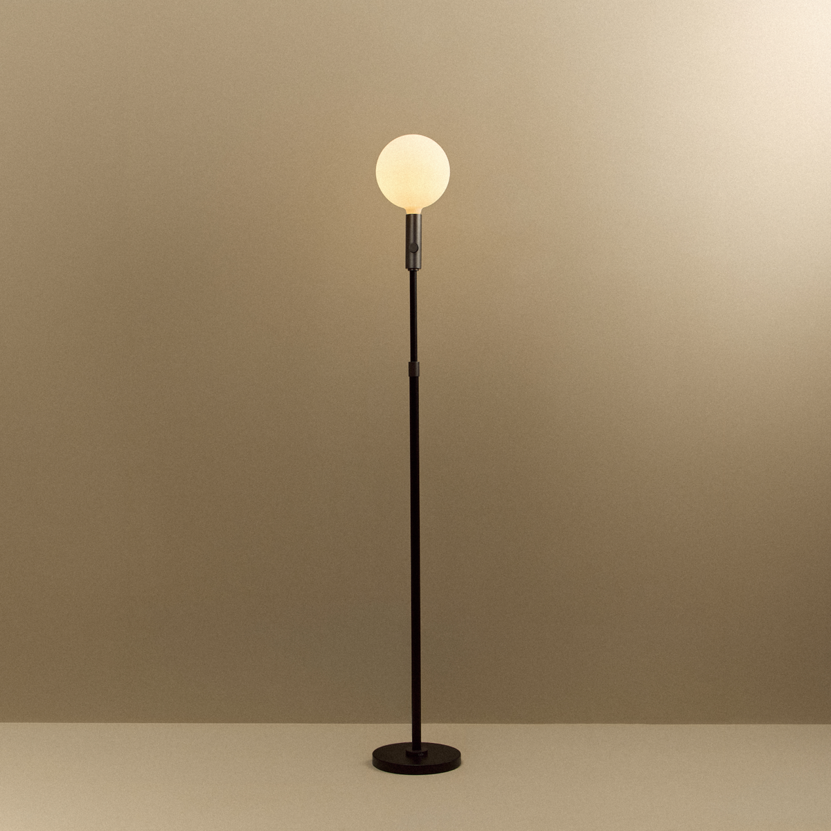 Tala Poise Adjustable Floor Lamp in Graphite with Sphere V