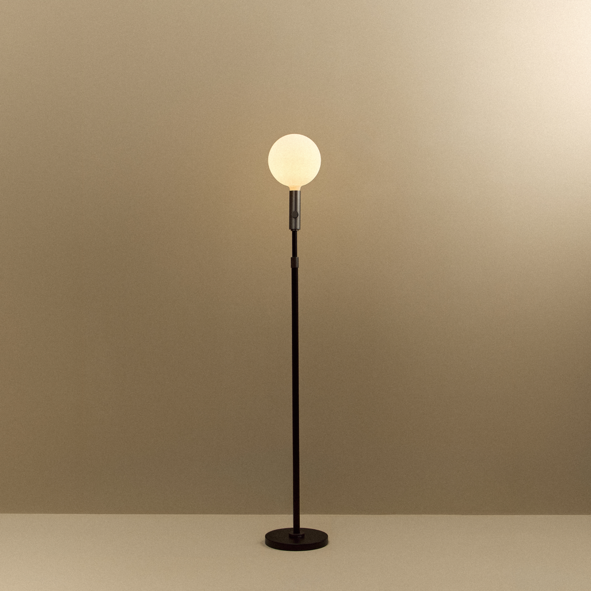 Tala Poise Adjustable Floor Lamp in Graphite with Sphere V