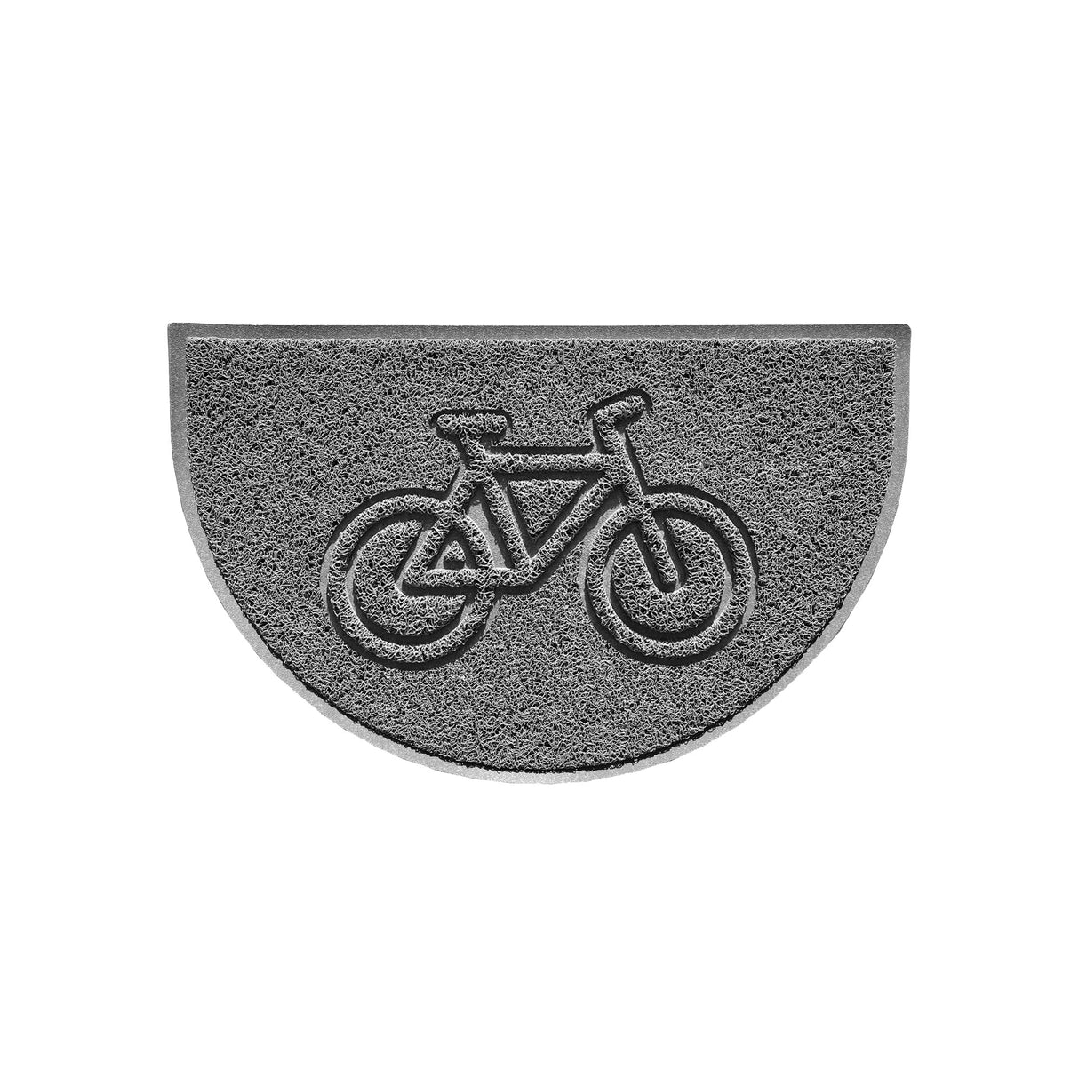 Nicoman Cycle Embossed Halfmoon Spaghetti Indoor/Outdoor Doormat