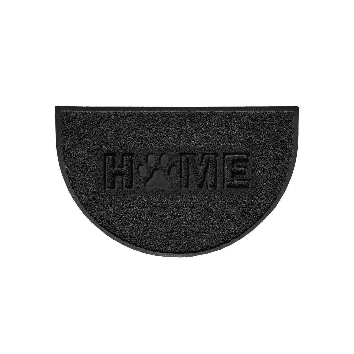 Home Paw Embossed Halfmoon Spaghetti Indoor/Outdoor Doormat | Nicoman