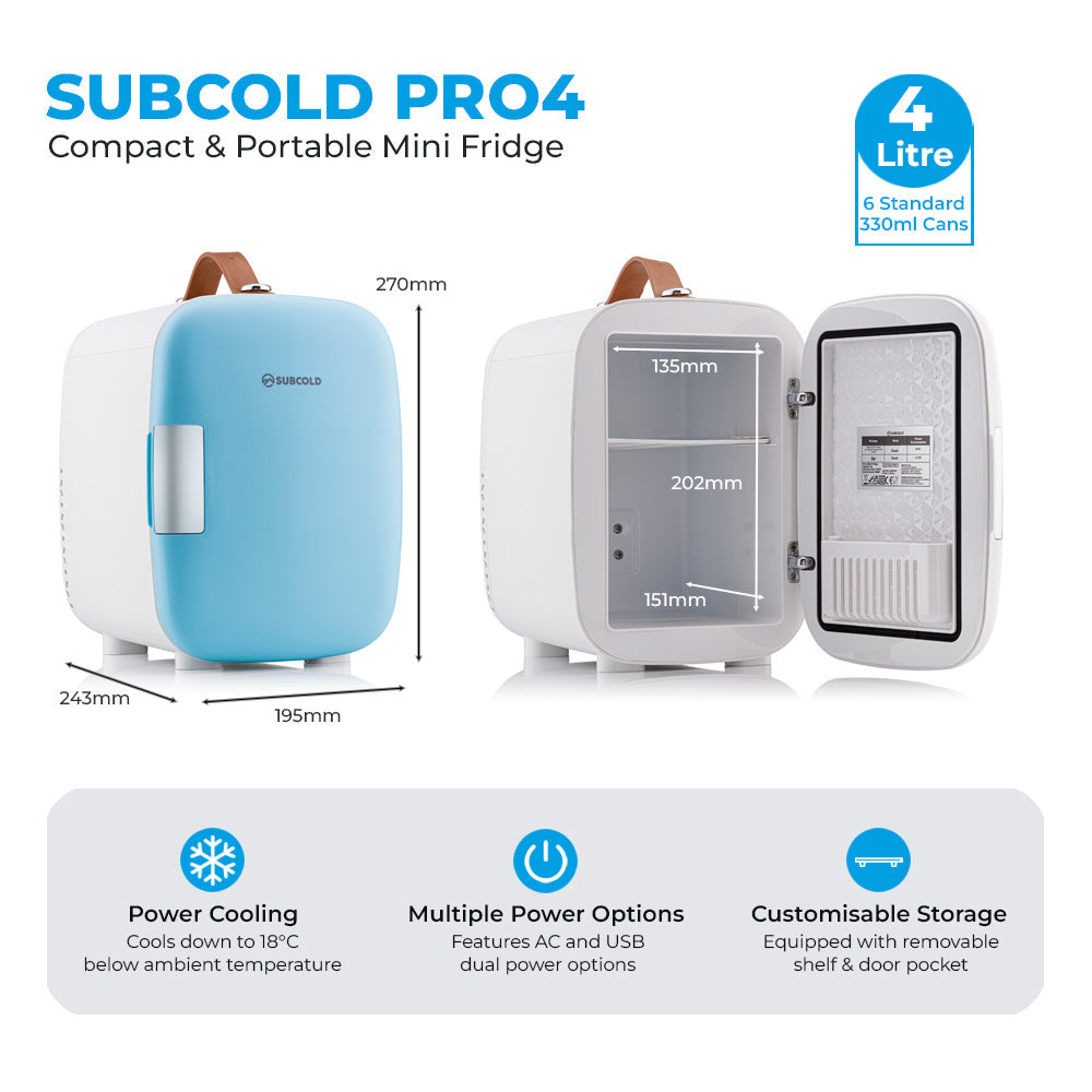 Subcold Pro Mini Fridge - 4L