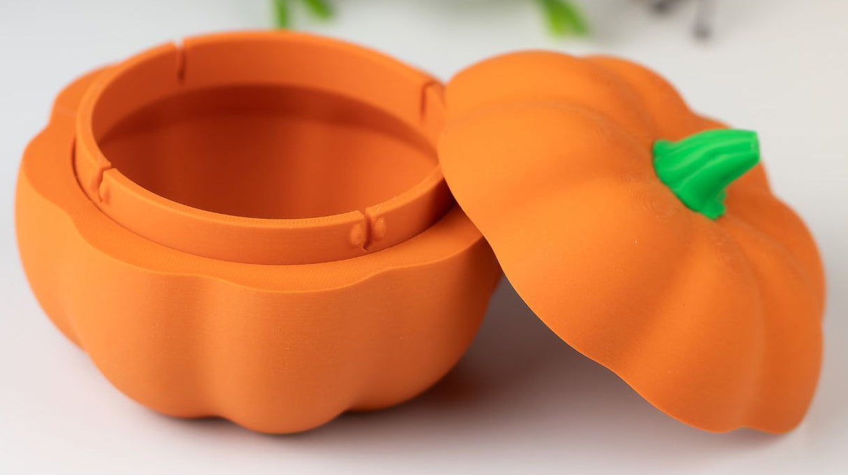 Filamora Studios 3D Printed Pumpkin Candy Holder