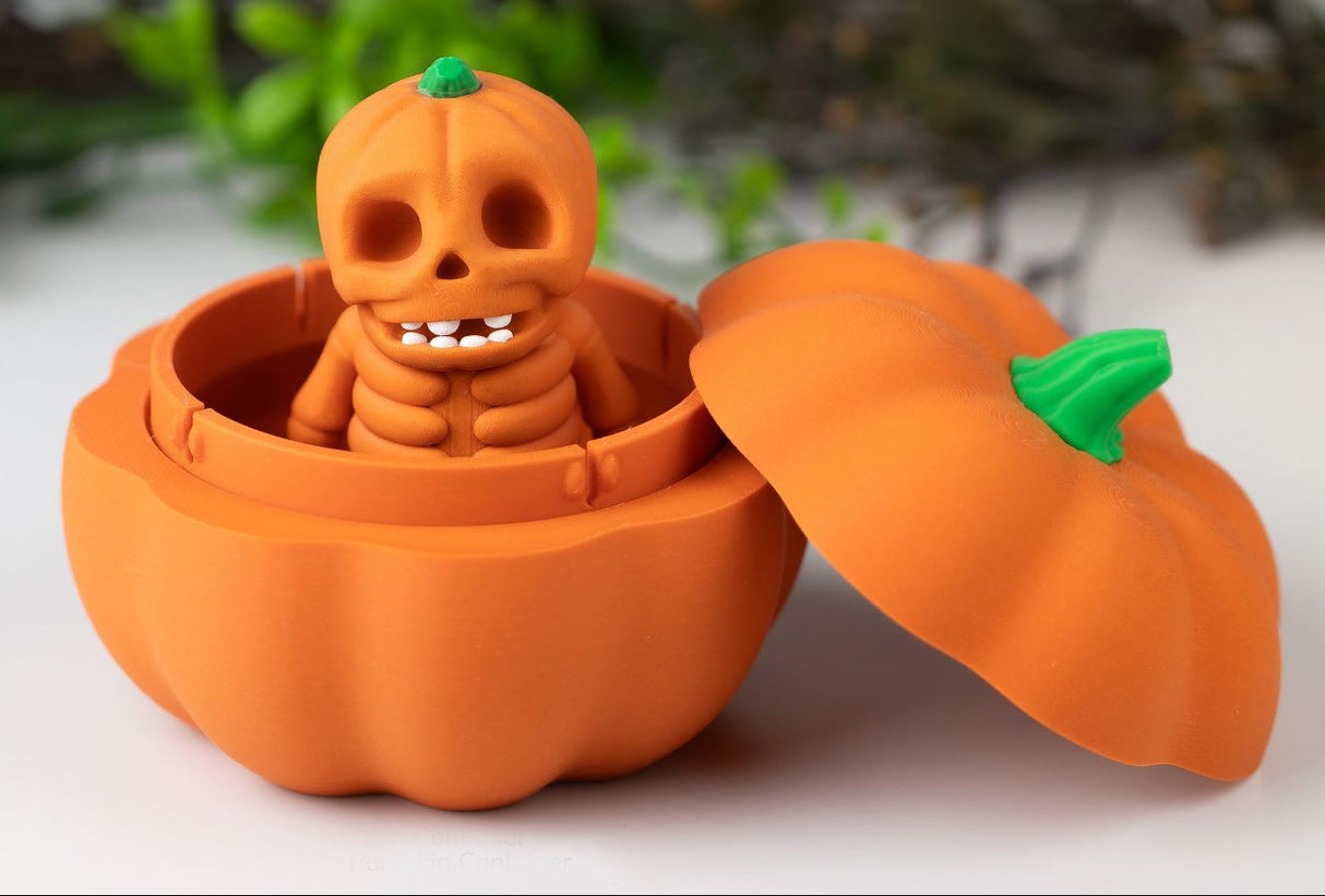 Filamora Studios 3D Printed Pumpkin Candy Holder
