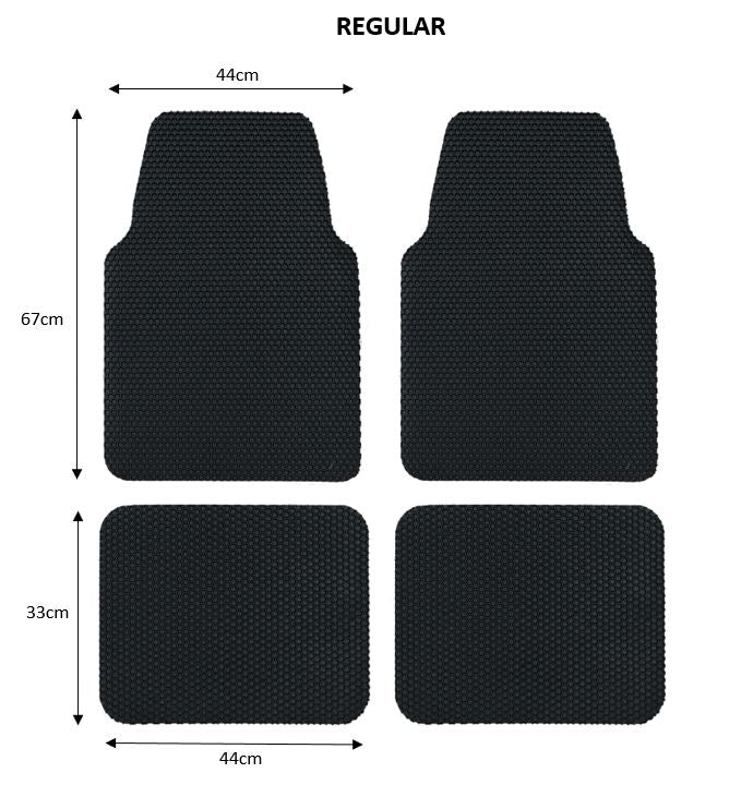 Nicoman Hex Dirt Catcher Car Mats 4Pc