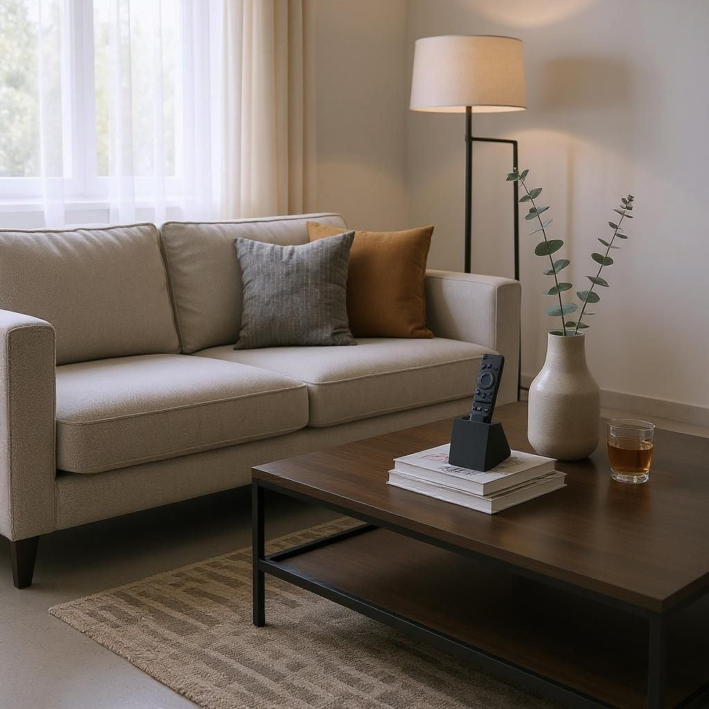 Filamora Studios Modern Remote Control Holder Stand