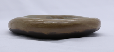 Bronze Olive Drift Stonecraft Harmony Handmade Ceramic Plate
