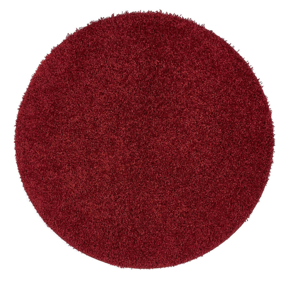 Washable Red Shaggy Rug - The Rugs