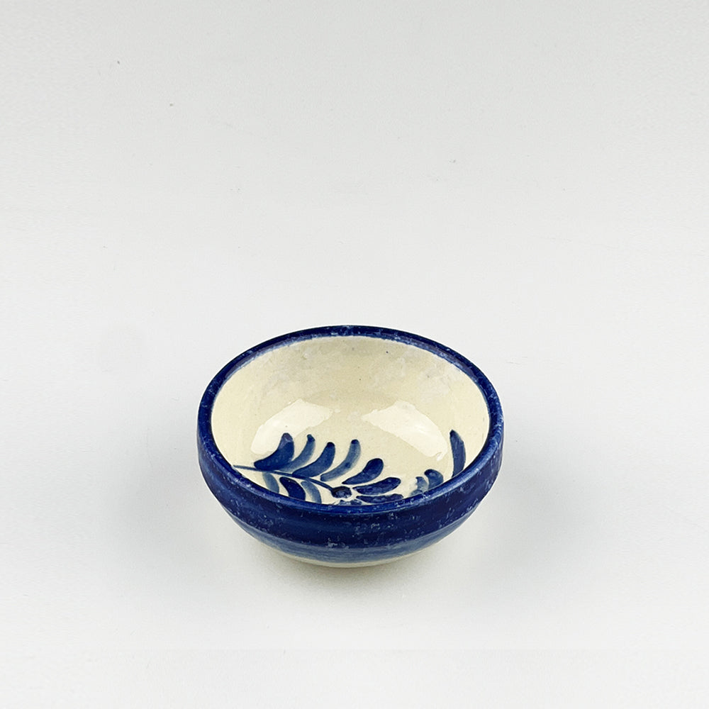 Handcrafted Olive Ceramic Dip Bowl