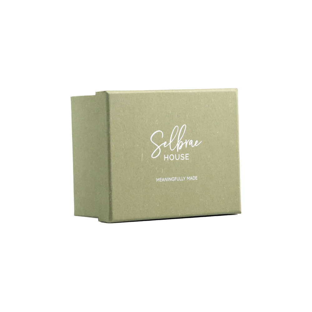 Selbrae House Wave Mini Ceramic Butter Dish & Knife Set