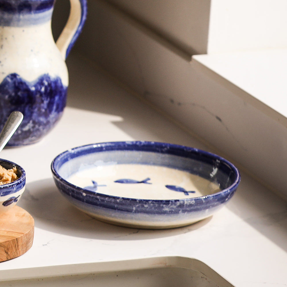 Selbrae House Fish Ceramic Serving Bowl - Medium