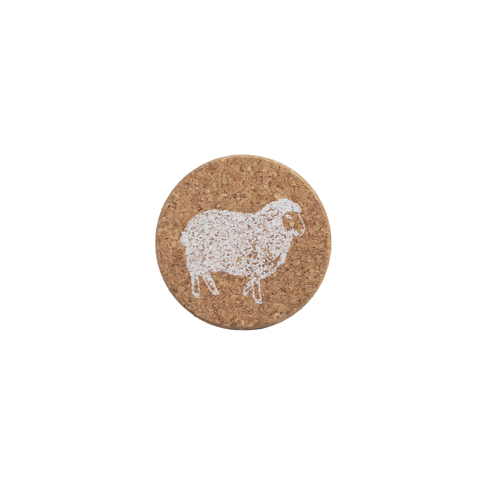 Sheep Selbrae House Sheep Single Cork Coaster