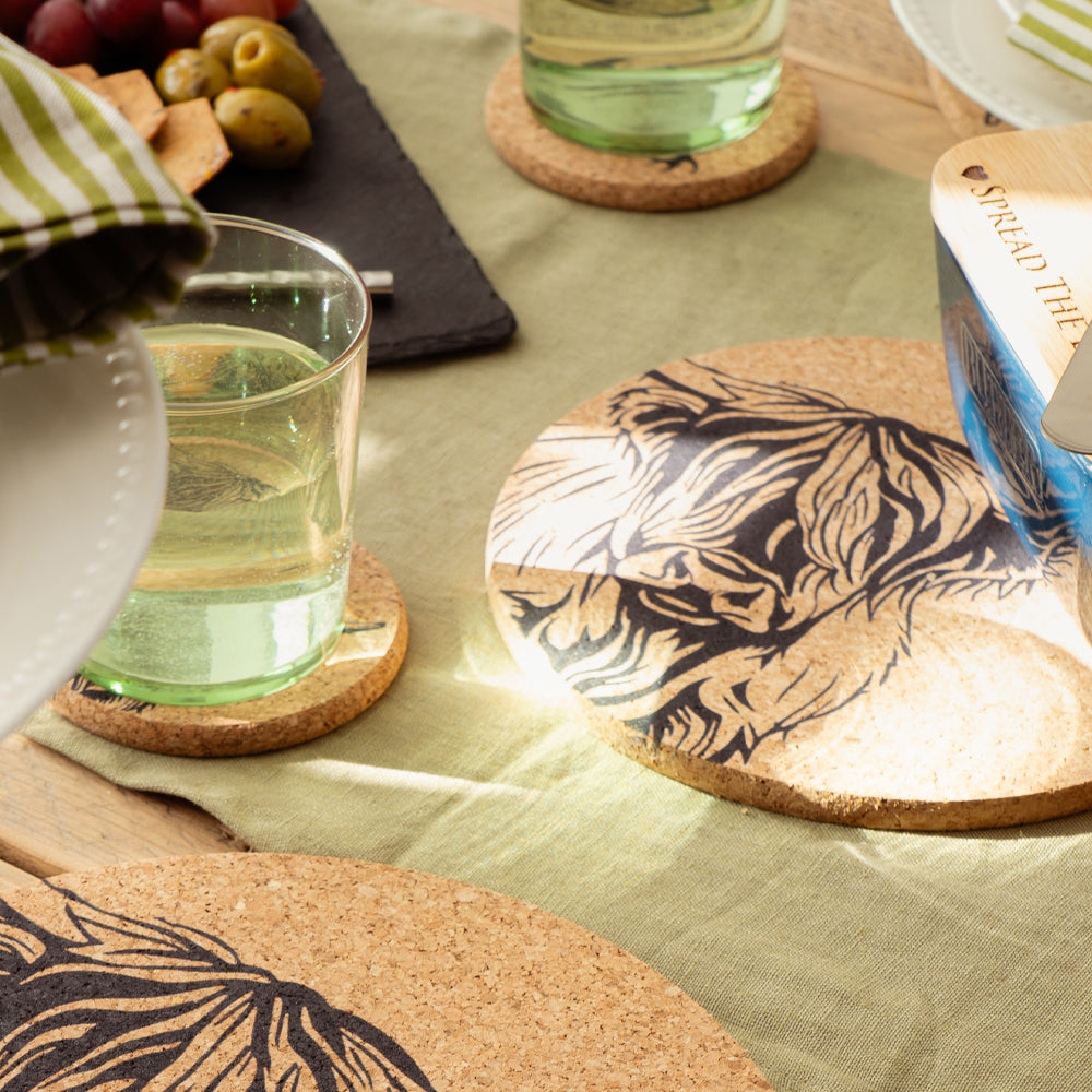 Highland Cow Selbrae House Cork Place Mat