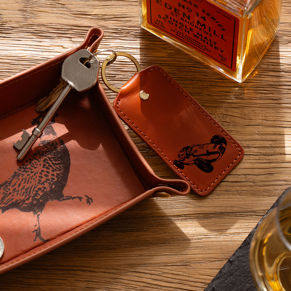 Selbrae House Vintage Car Leather Keyring