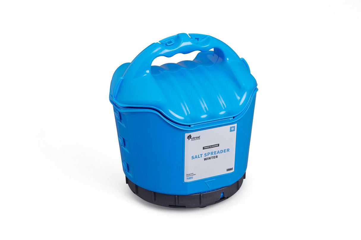Etree Winter Plastic Twist & Shake Salt Spreader, 10 Flow Rates, 5kg Capacity