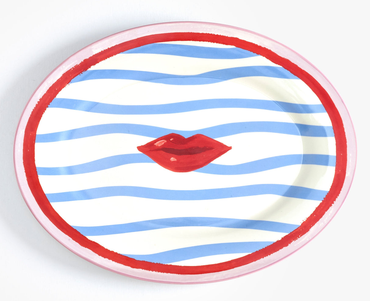Eleanor Bowmer Lips Serve Platter