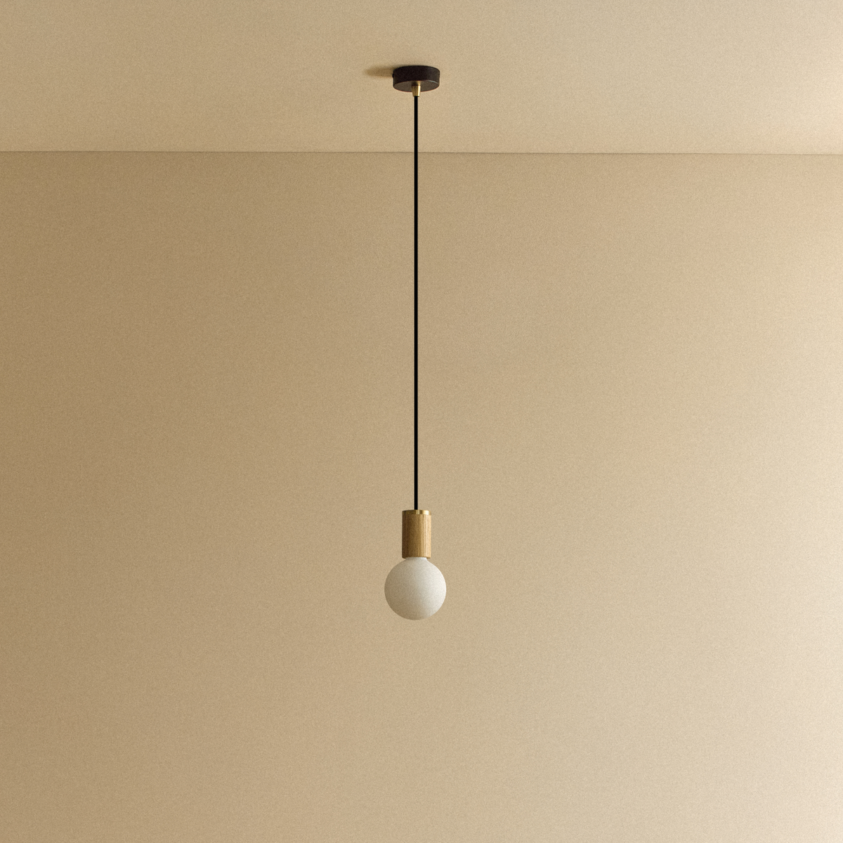 Tala Porcelain II Pendant Light in Oak