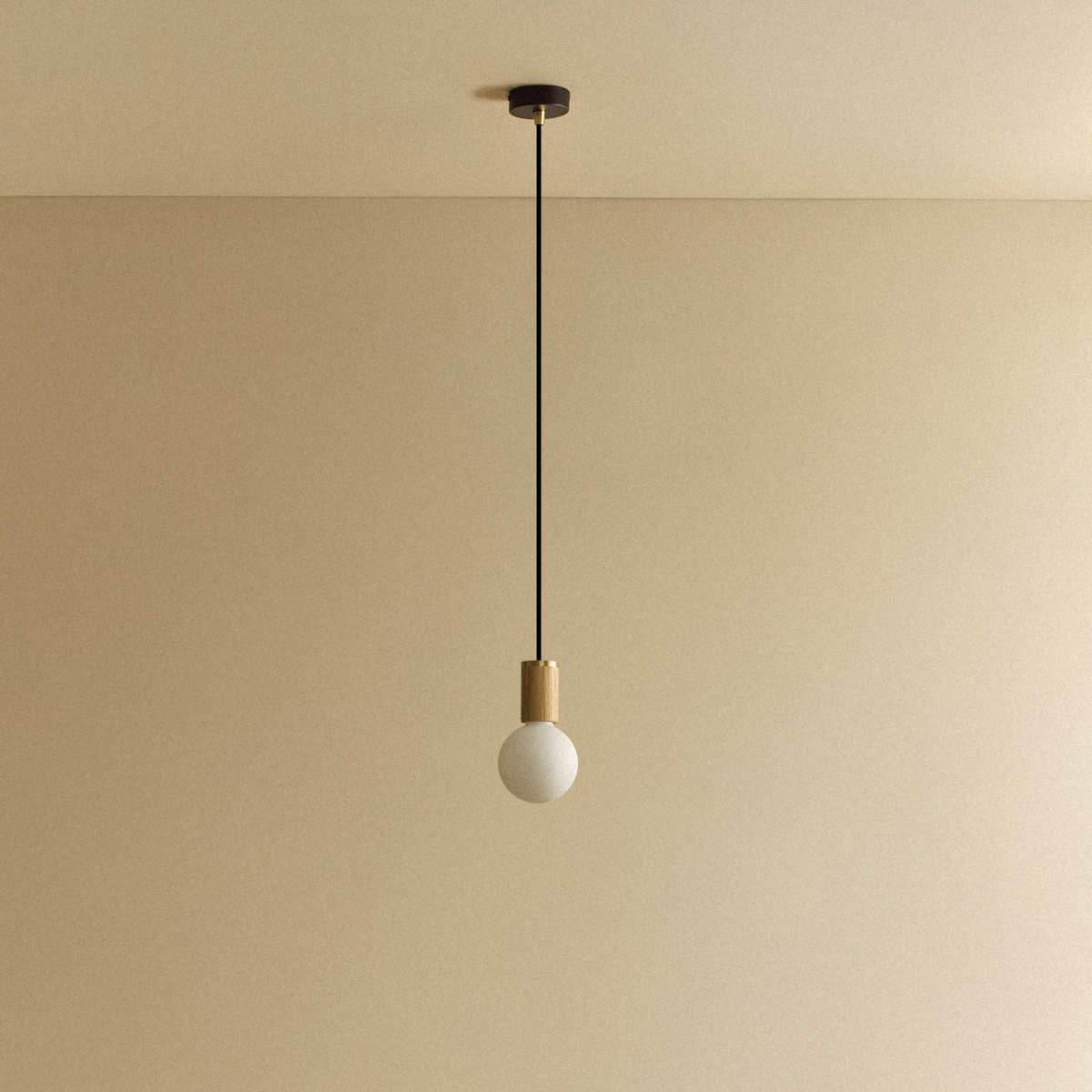 Tala Sphere III Pendant Light in Oak