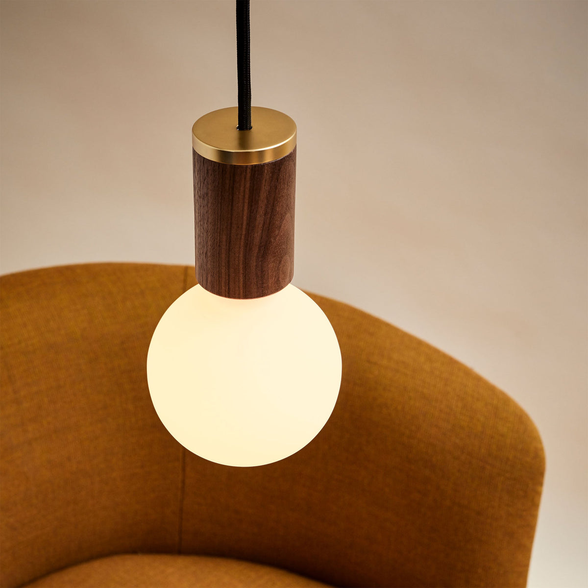 Tala Sphere III Pendant Light in Oak