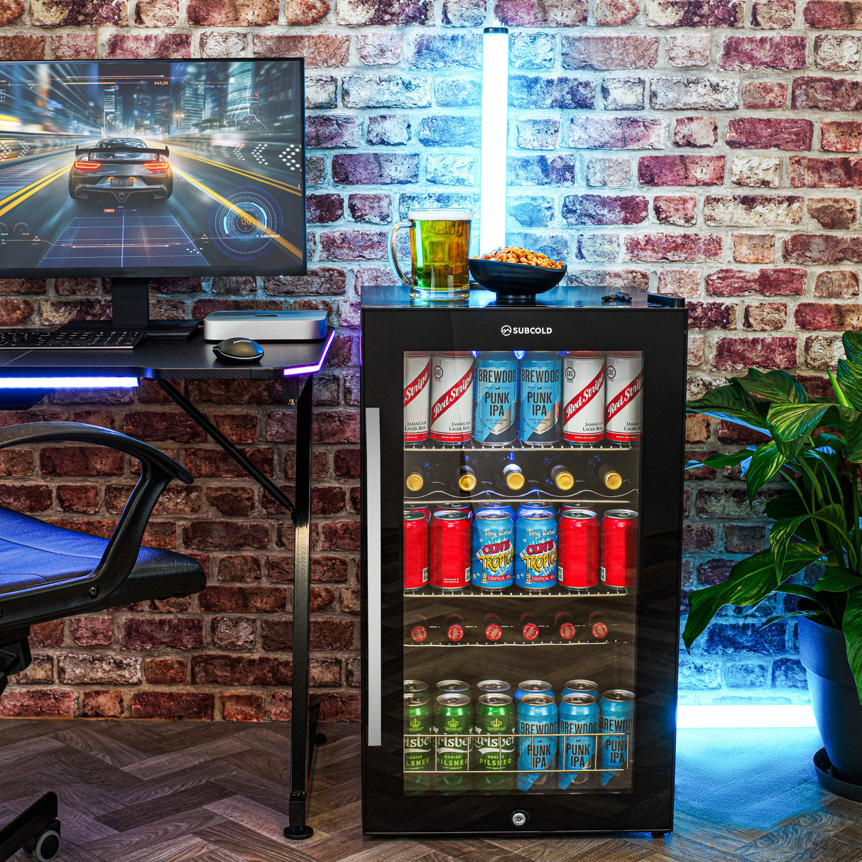 Subcold Ace100 LED Touch Control Beer Fridge - 95L