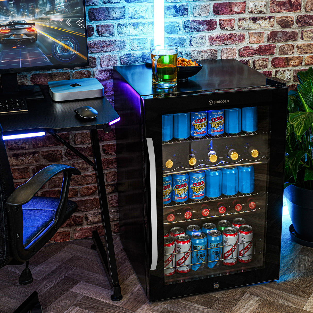 Subcold Ace130 LED Touch Control Beer Fridge | 128L