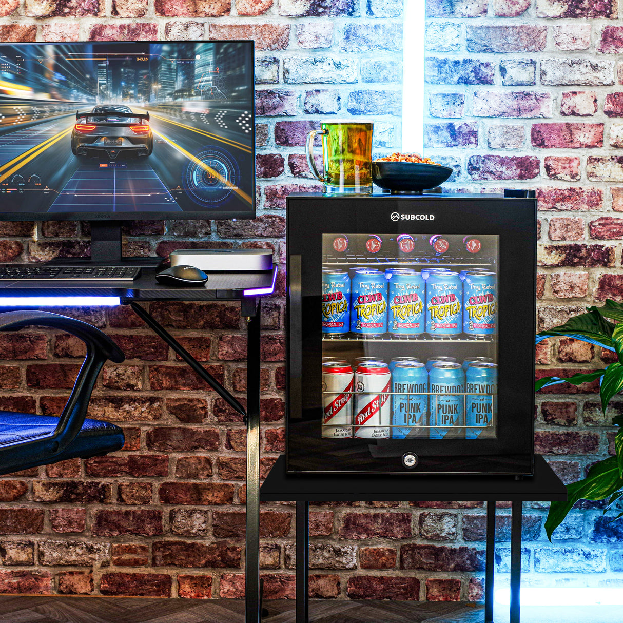 Subcold Ace50 LED Touch Control Beer Fridge - 46L