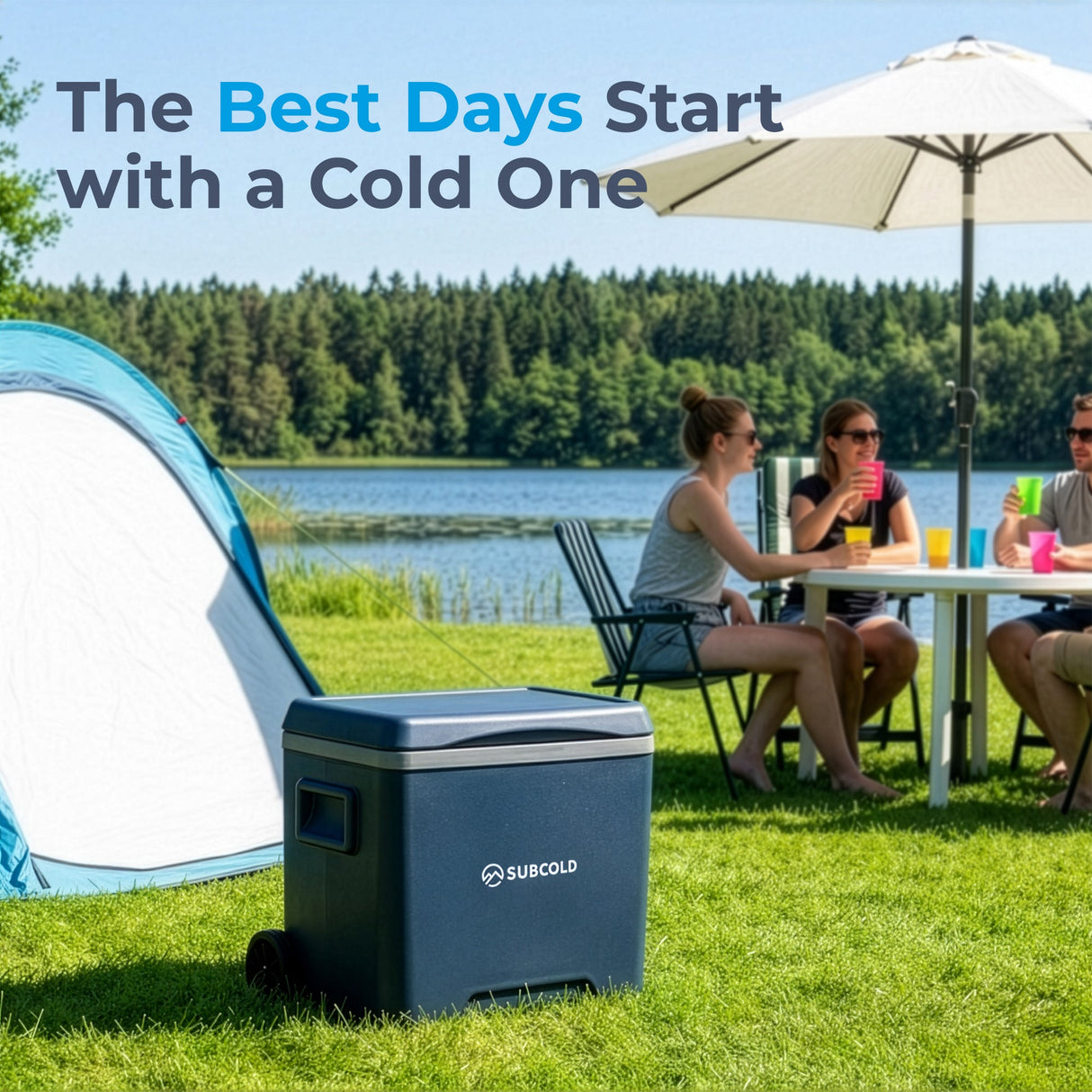 Subcold Chilly30 Cool Box 30L Portable Ice Box with Wheels & Handle