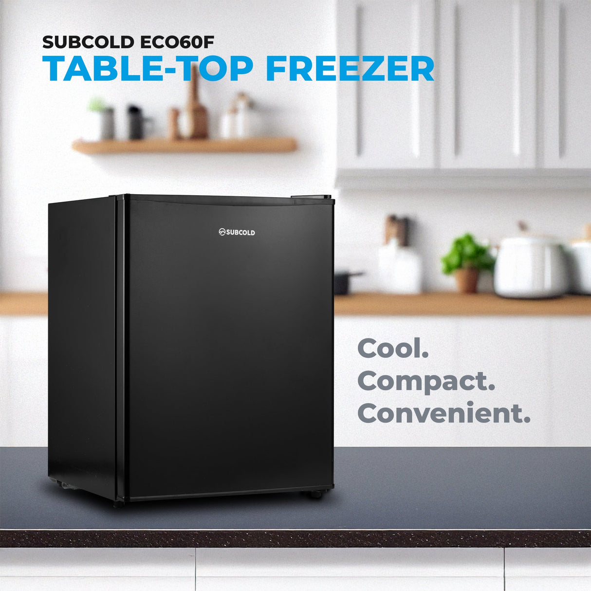 Subcold Eco60F Mini Freezer Black - 42L