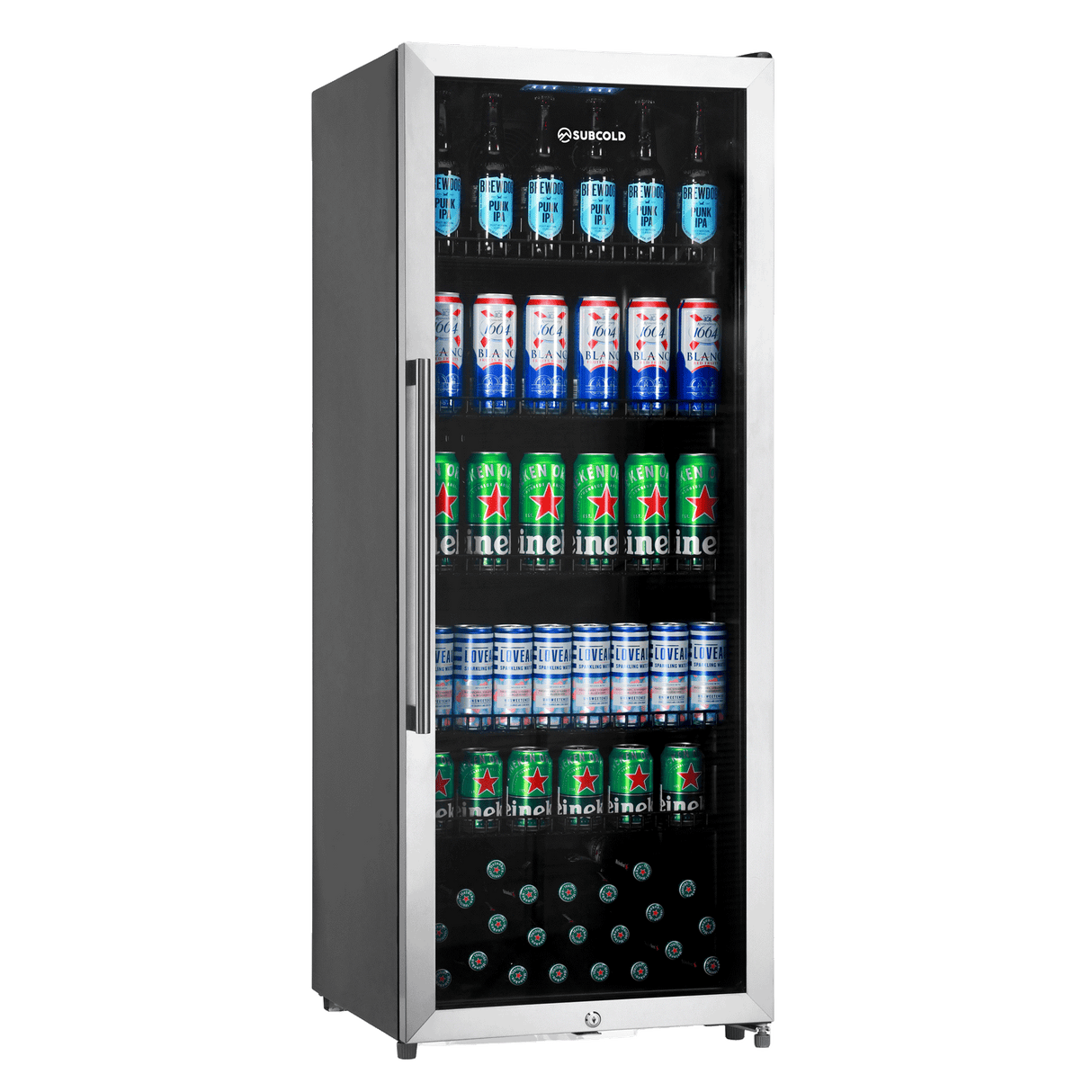 Subcold Maxi250 Tall Drinks Fridge Stainless Steel - 237L