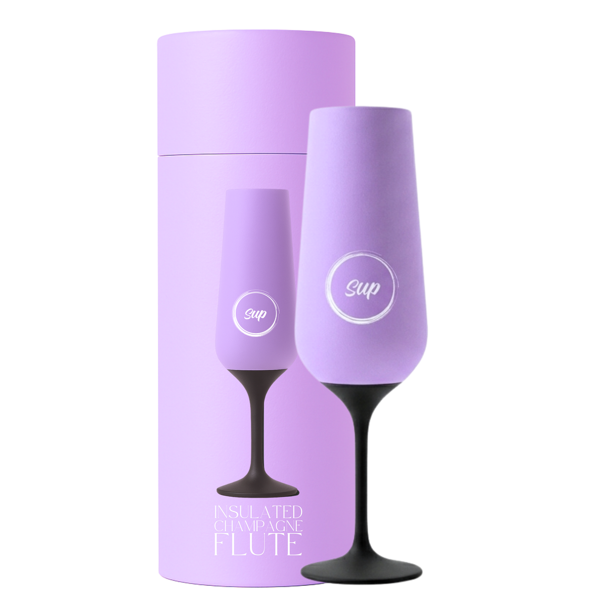 Sup drinkware Insulated Champagne Flute Lilac | 250ml