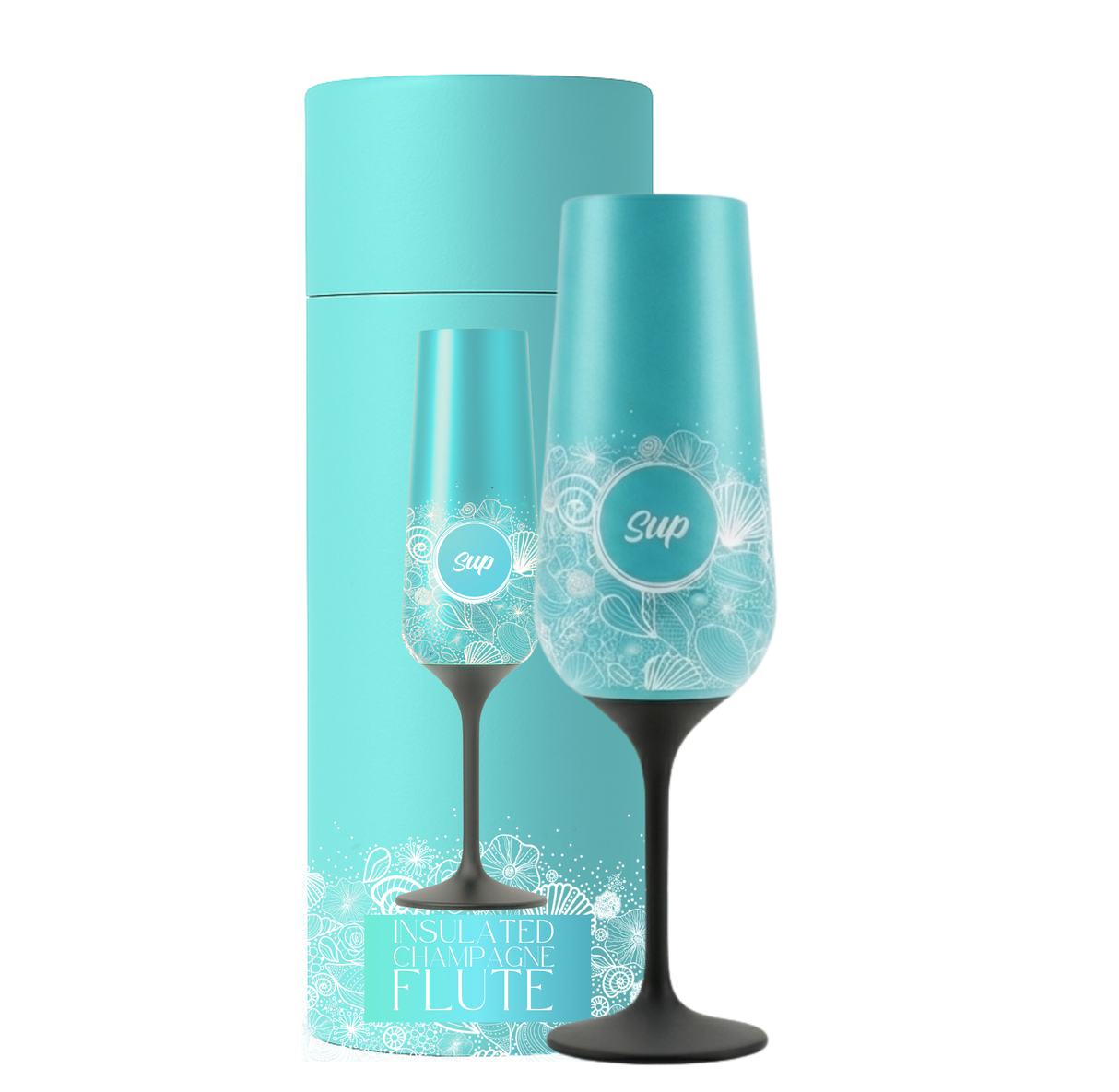 Sup drinkware Insulated Champagne Flute Shells
