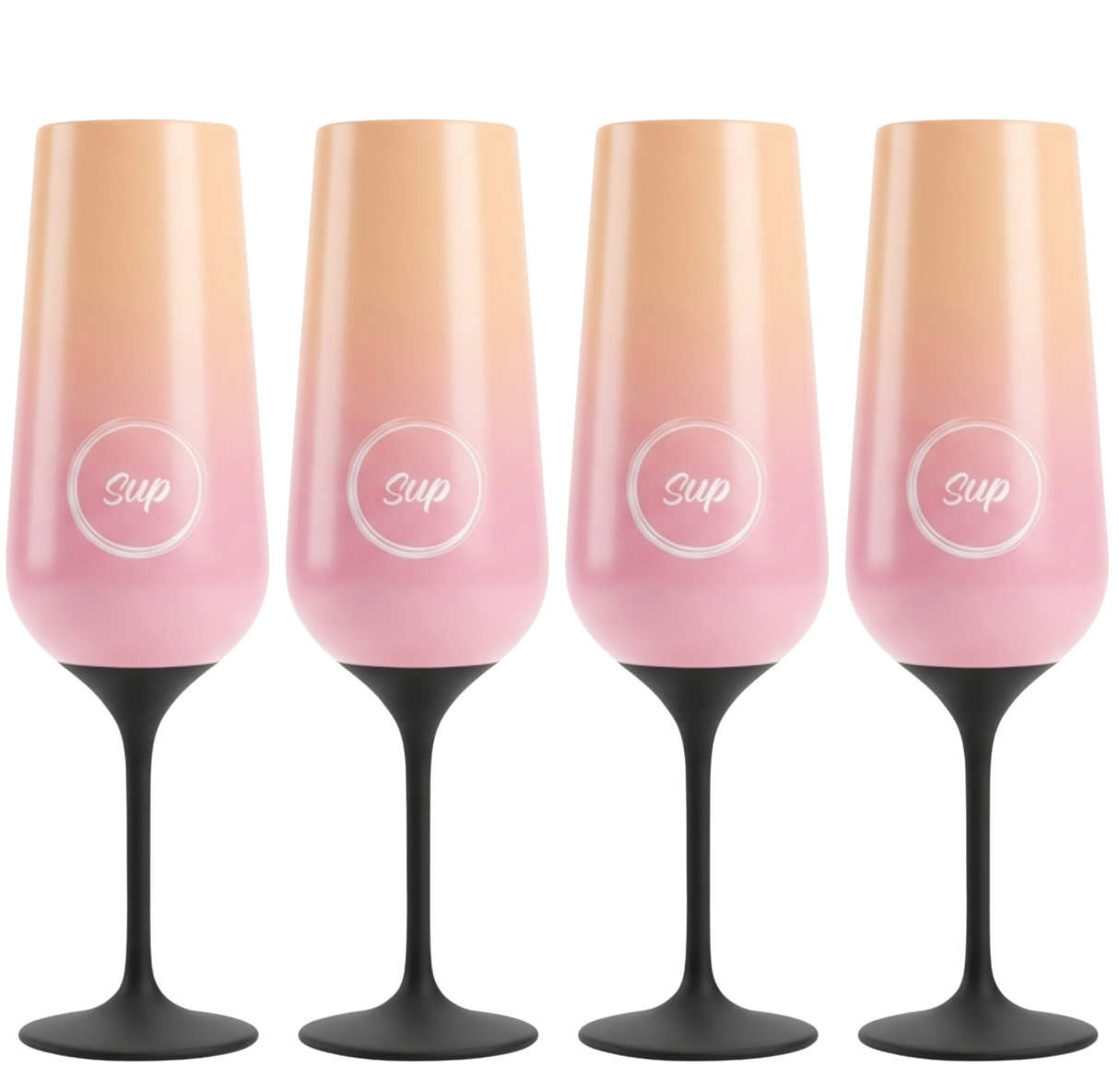 Sup drinkware Insulated Champagne Flute Ombre - 250ml