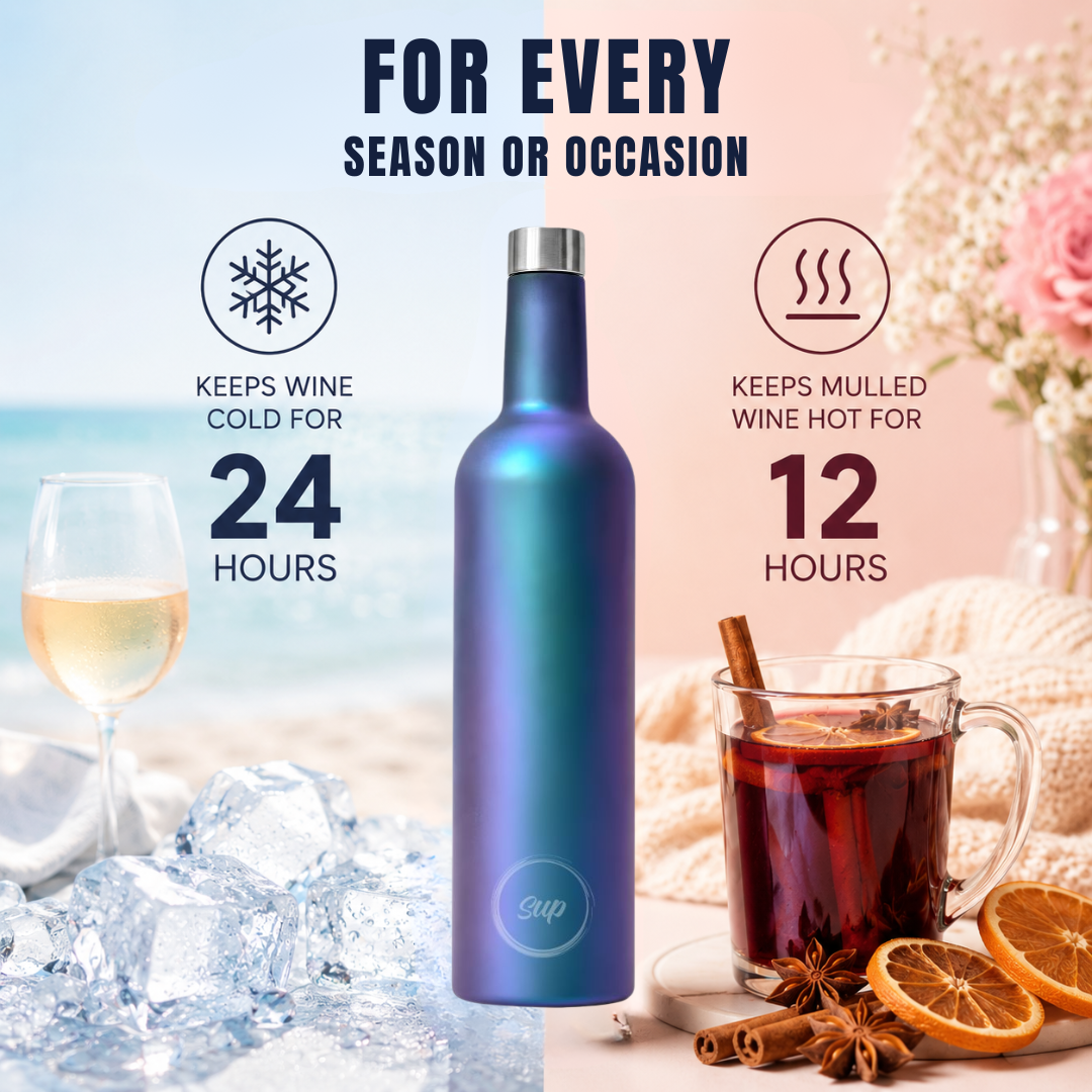 Sup drinkware Insulated Wine Bottle Galaxy