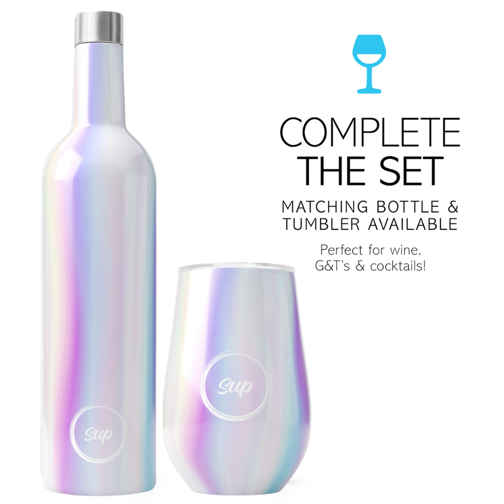 Sup drinkware Insulated Wine Bottle Holographic