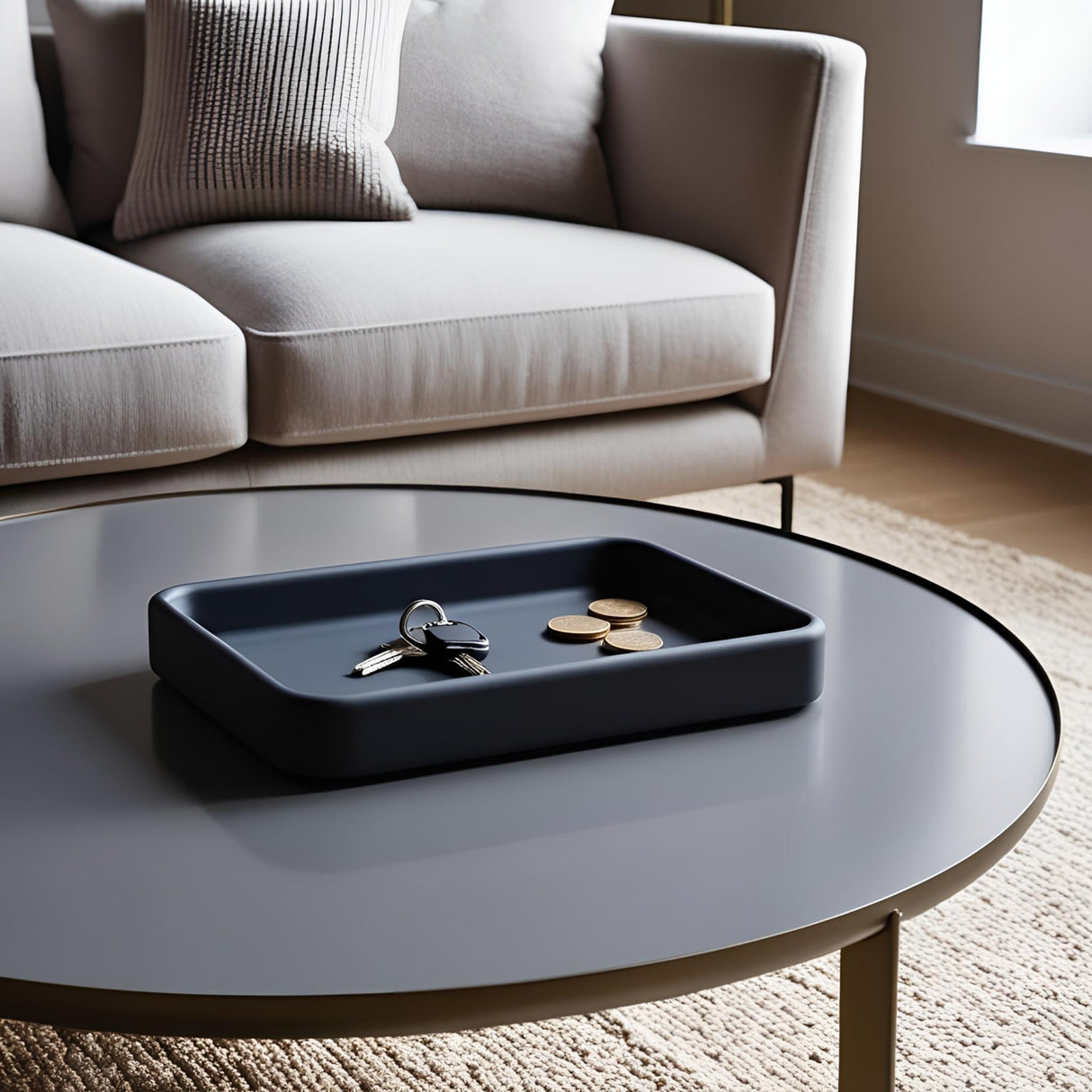 Filamora Studios Modern Rectangular Catchall Tray
