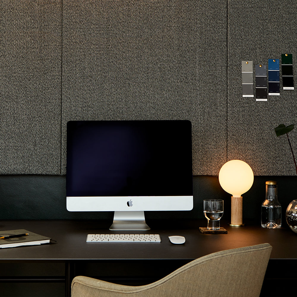 Tala Knuckle Table Lamp in Oak + Sphere IV