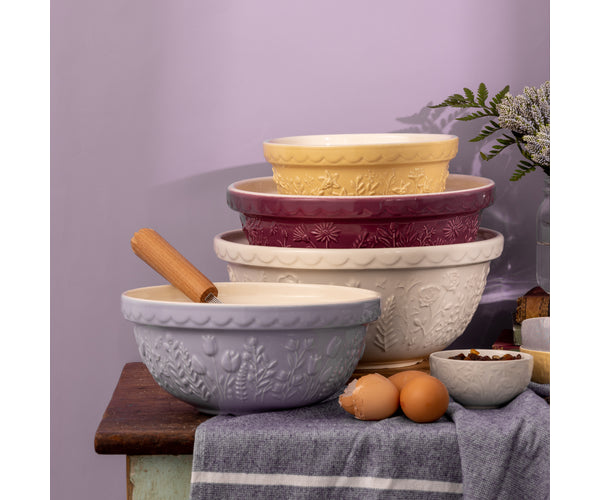 Mason Cash In The Meadow Earthenware Tulip Mixing Bowl Size 24, 24cm