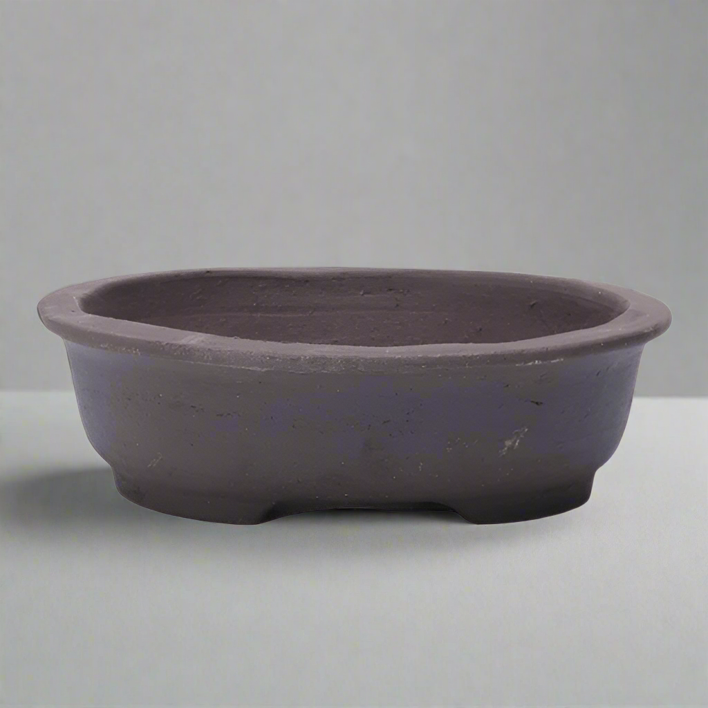Yorkshire Bonsai Unglazed Oval Bonsai Pot - 18cm