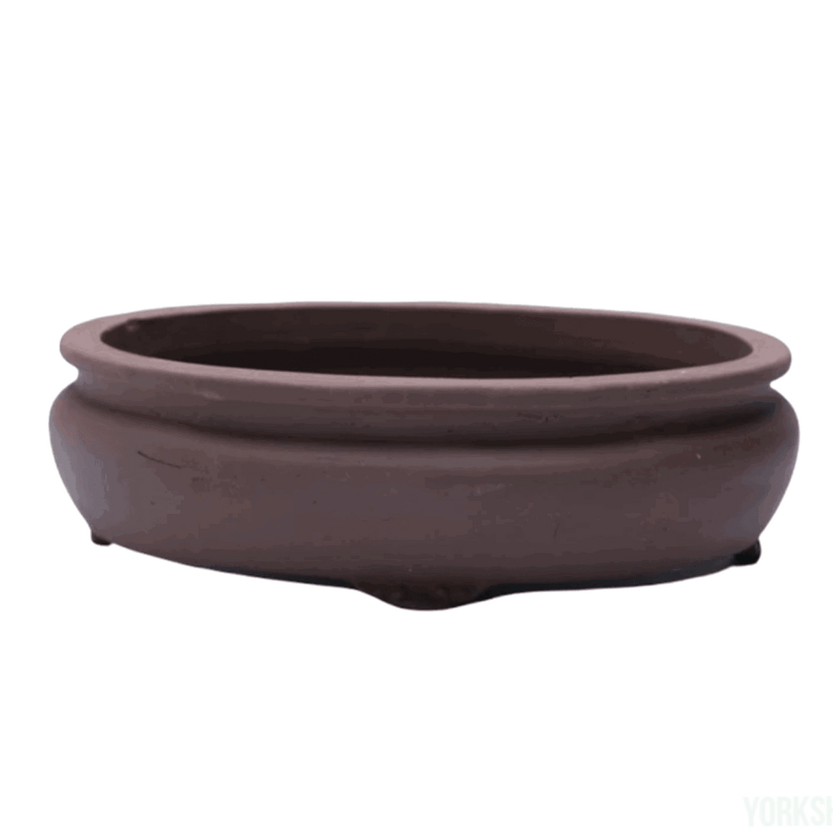 Yorkshire Bonsai Unglazed Bonsai Pot Oval - 26cm