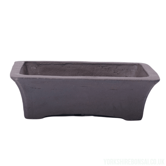 Yorkshire Bonsai Unglazed Rectangular Bonsai Pot - 18cm