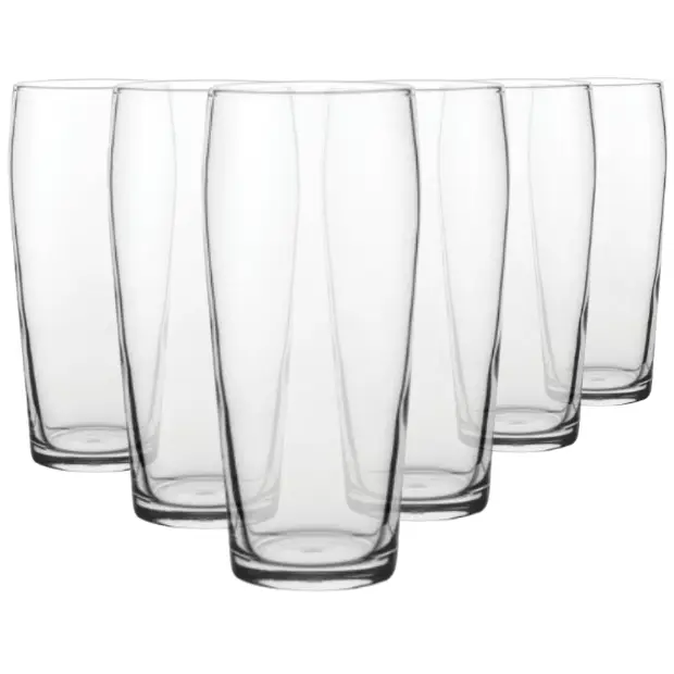 Glassware UK Ale Craft Beer Glasses 570ml - Set of 6