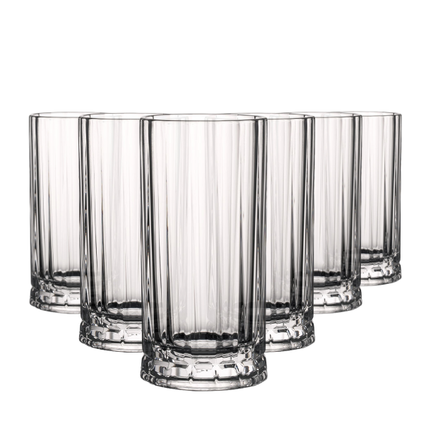 Glassware UK Wayne Highball Glass 250ml - Set of 6
