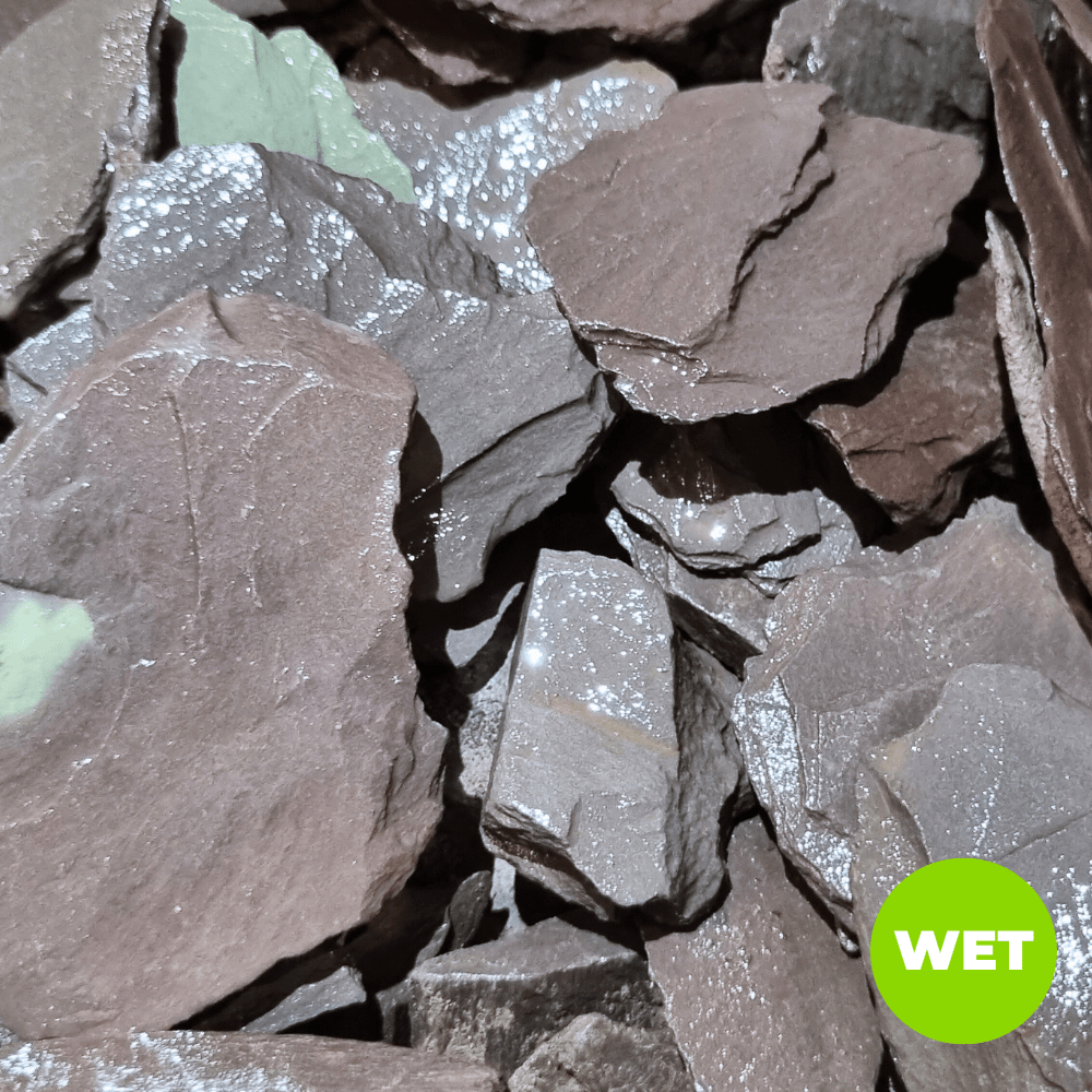 Dandy’s Welsh Blue Plum Crushed Slate Chippings - 40mm
