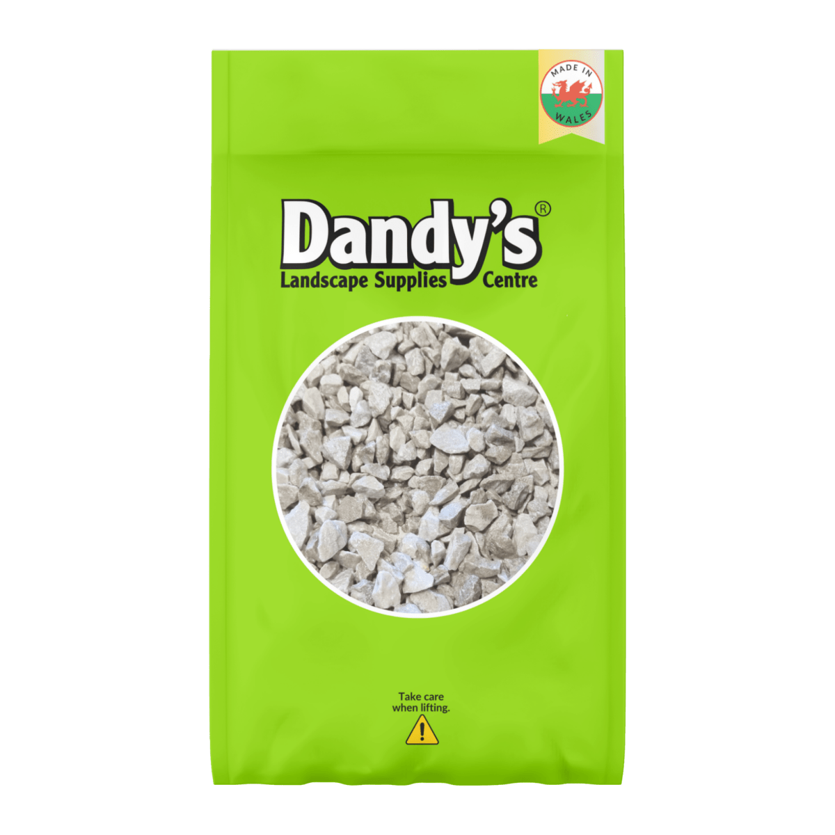 Dandy's White Grey Limestone Gravel Chippings