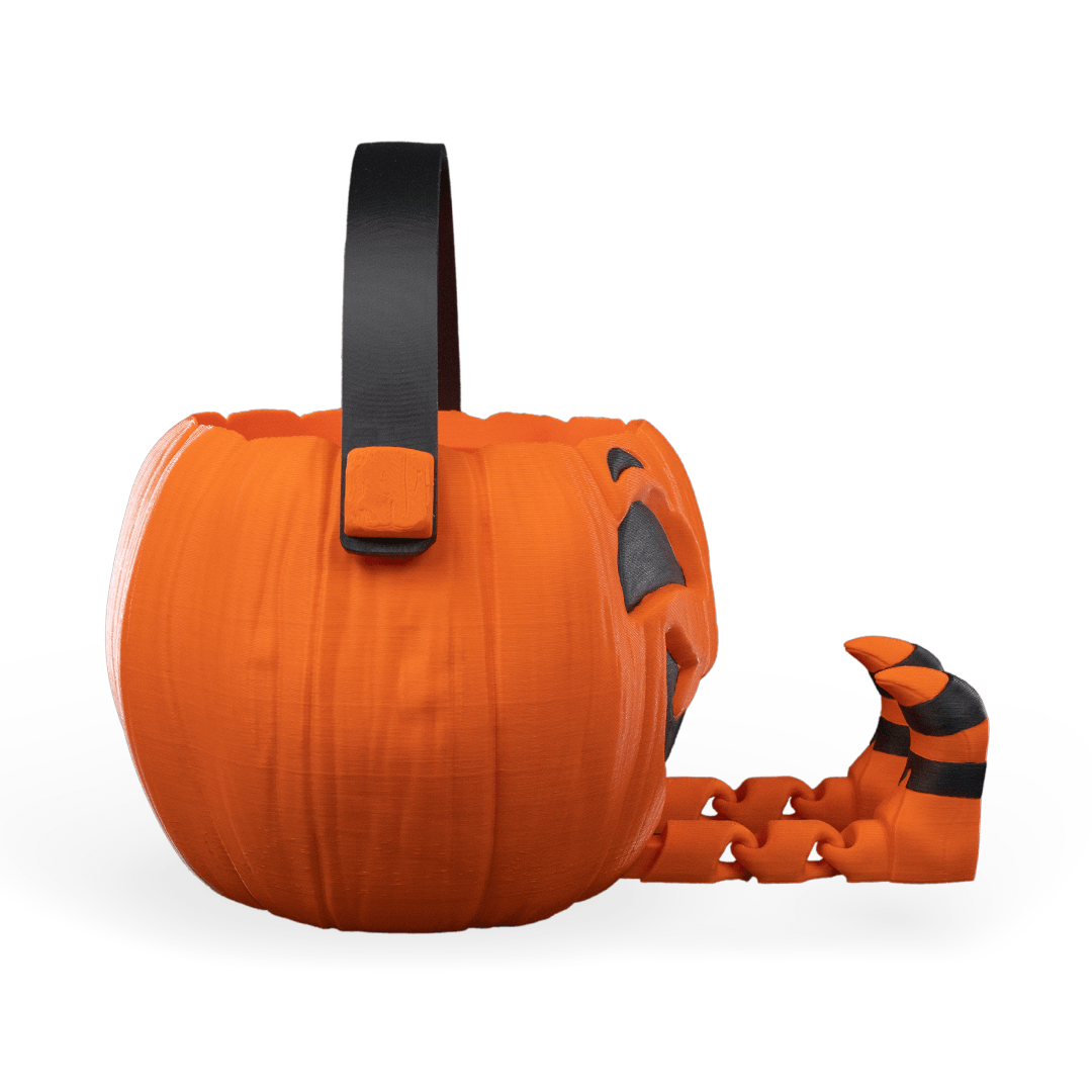 Filamora Studios Walking Pumpkin Candy Holder