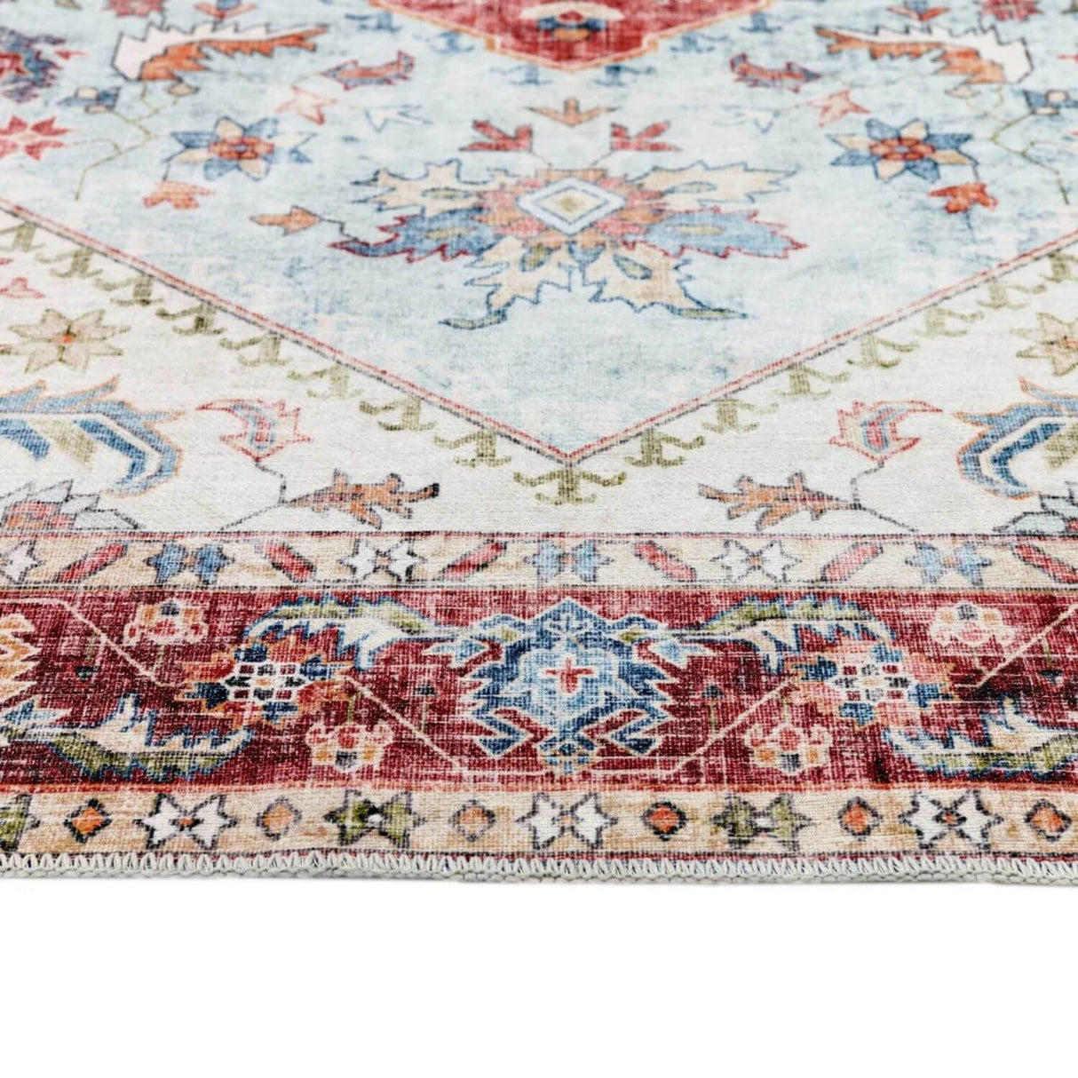 The Rugs Washable Eterna Red Rug